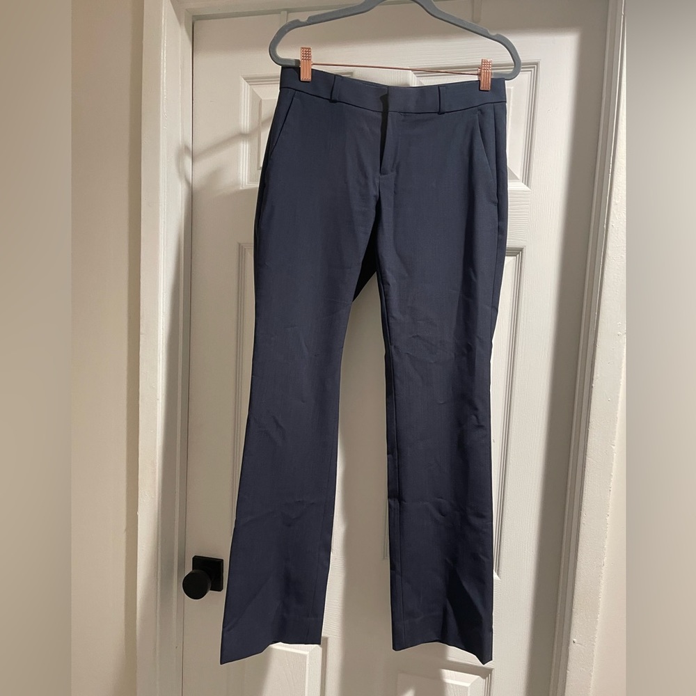 LOGAN BOOTCUT-STRAIGHT WOOL-BLEND PANT
